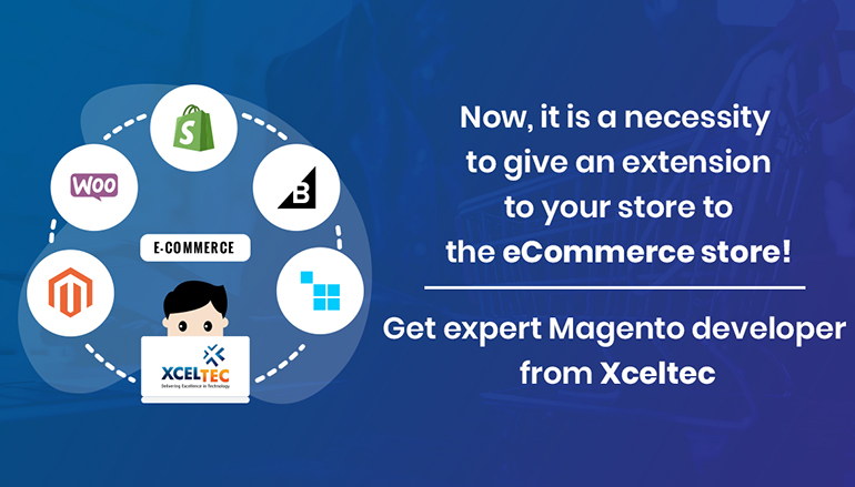 Hire Expert Magento 2 Developer from XcelTec for Your eCommerce Needs magento store development, hire magento developer